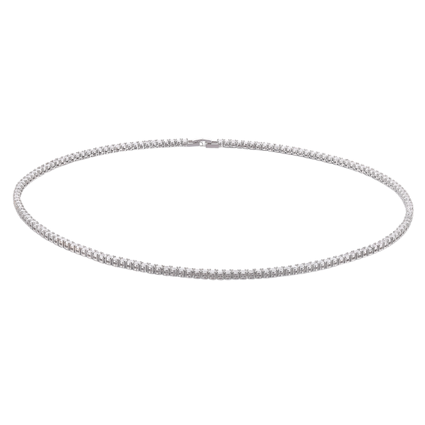 Men's Tennis Chain - White Gold