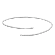 Men's Tennis Chain - White Gold