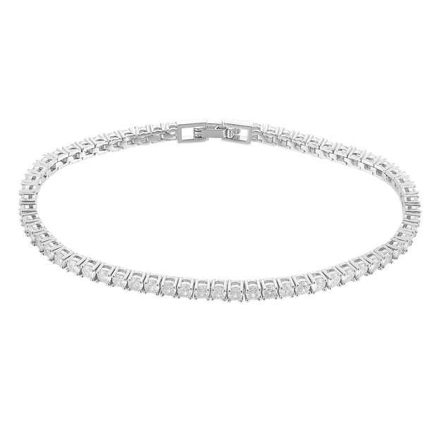 Women's Tennis Bracelet - White Gold