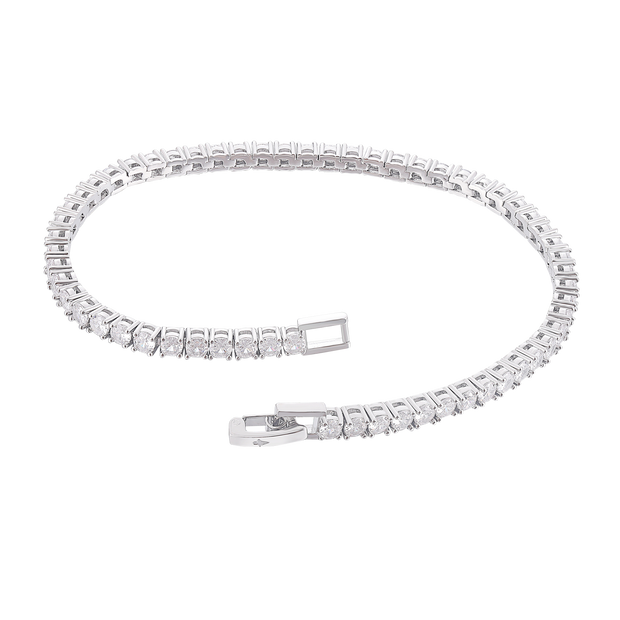 Women's Tennis Bracelet - White Gold