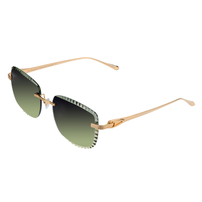 Women's Eyewear Premium Diamond Cut Green