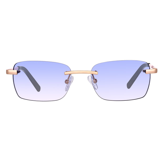Women's Eyewear Blue gradient | 9K Gold plated
