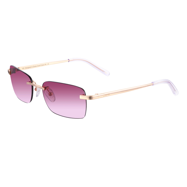 Men's Eyewear Bordeaux gradient | 9K Gold plated