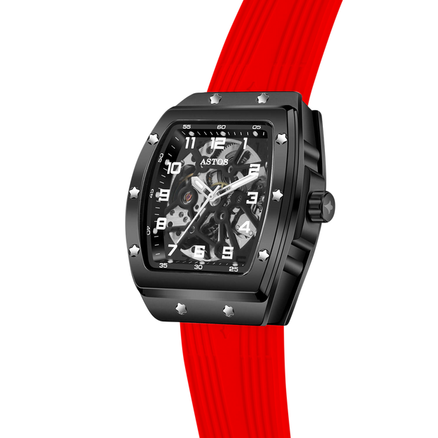 Millionaire Black Red Strap