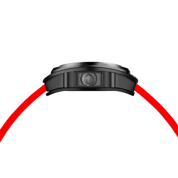 Millionaire Black Red Strap