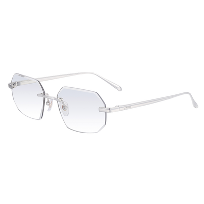 Women's Eyewear Silver Diamond Cut Transparent